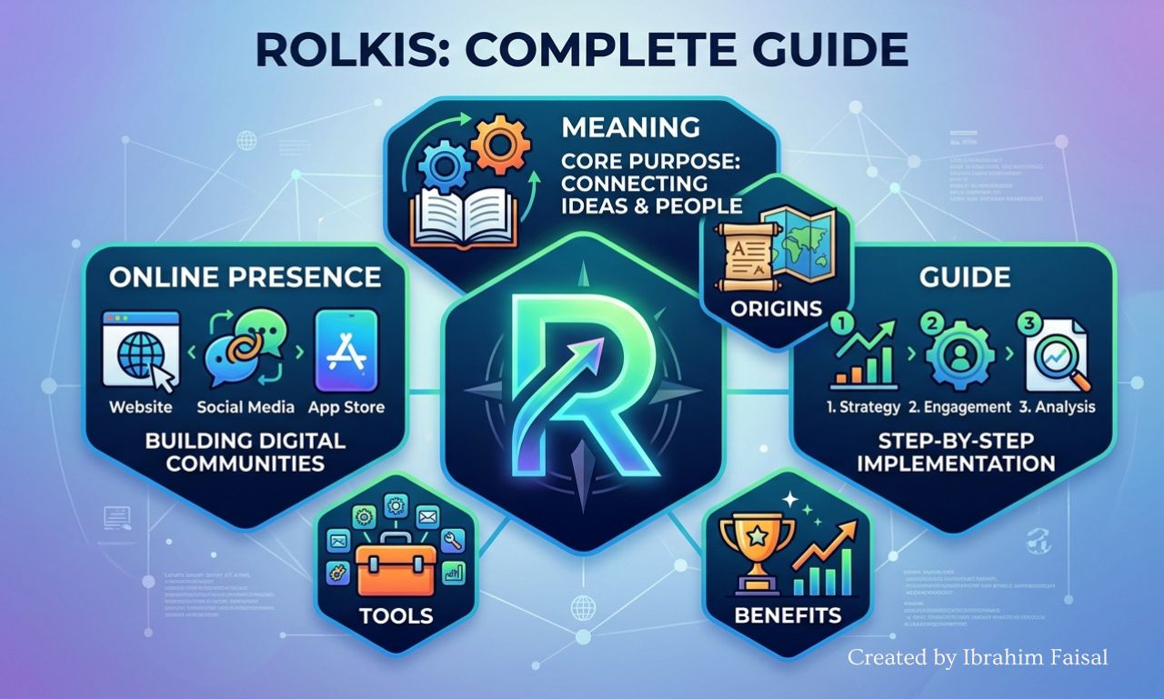 Rolkis name displayed in a modern digital design