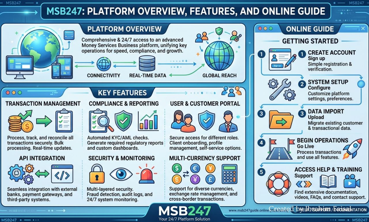 MSB247 website homepage displayed on a modern digital screen