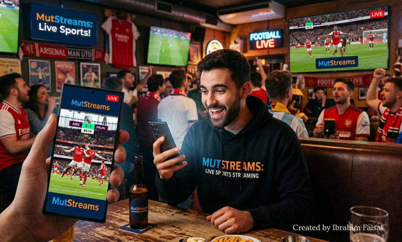 MutStreams live sports streaming platform with match listings